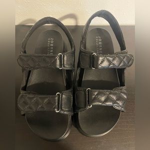 Faux leather dad sandal